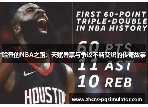 哈登的NBA之路：天赋异禀与争议不断交织的传奇故事