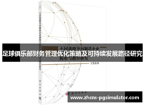 足球俱乐部财务管理优化策略及可持续发展路径研究